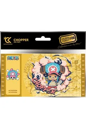 GOLDEN TICKET CHOPPER 10 SOBRES ONE PIECE #06