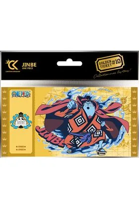 GOLDEN TICKET JINBE 10 SOBRES ONE PIECE #10