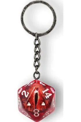 LLAVERO DADO ROJO 10 CM DUNGEONS & DRAGONS