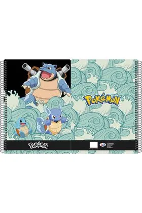 SQUIRTLE CUADERNO FOLIO 80 HOJAS POKEMON
