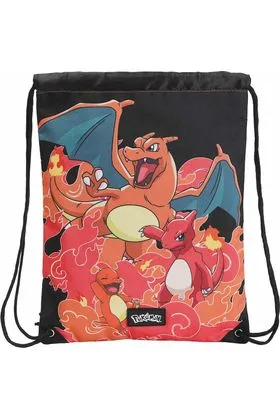 MOCHILA SACO 34X44 POKƒMON - CHARMANDER
