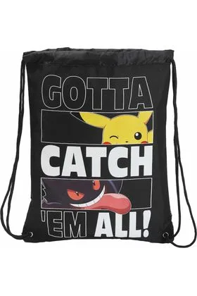 MOCHILA SACO CATCH ALL 34X44 CM POKEMON