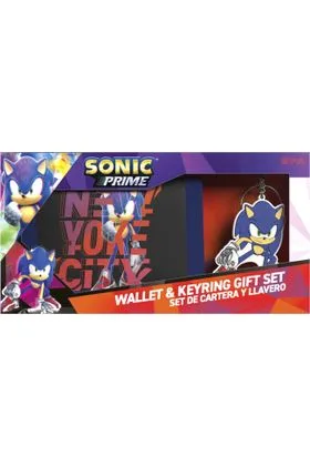 SONIC WALLET & KEYRING GIFT SET SONIC PRIME