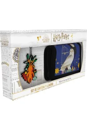 SET CARTERA Y LLAVERO HARRY POTTER