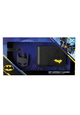 BATMAN SET CARTERA Y LLAVERO PREMIUM DC UNIVERSE