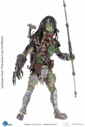 WOLF PREDATOR BATTLE DAMAGE FIGURA AVPR 1/18 SCALE PREVIEWS EXCLUSIVE
