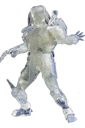 INVISIBLE SCAR PREDATOR FIGURA 10 CM 1/18 SCALE PREVIEWS EXCLUSIVE ALIEN VS. PREDATOR