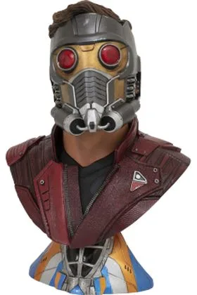STAR-LORD BUST 25 CM MARVEL LEGENDS IN 3D AVENGERS ENDGAME 1/2 SCALE