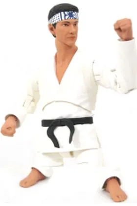 DANIEL LARUSSO VHSFIGURA 18 CM COBRA KAI SDCC 2022  EXCLUSIVE