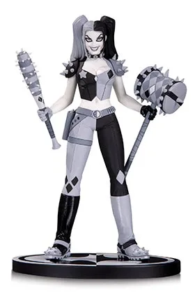 HARLEY QUINN BY AMANDA CONNER B&W ESTATUA 18 CM BATMAN BLACK & WHITE UNIVERSO DC