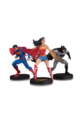 BATMAN, WONDER WOMAN, SUPERMAN BY JIM LEE PACK 3 ESTATUAS 18 CM DC DESIGNER SERIES