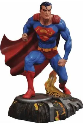 SUPERMAN FIGURA 25 CM SUPERMAN PVC DIORAMA DC GALLERY UNIVERSO DC