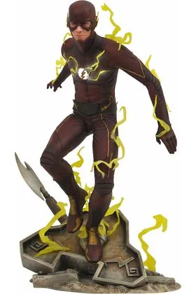 THE FLASH TV SERIES DIORAMA ESTATUA 23 CM UNIVERSO DC GALLERY CW TV SERIES THE FLASH