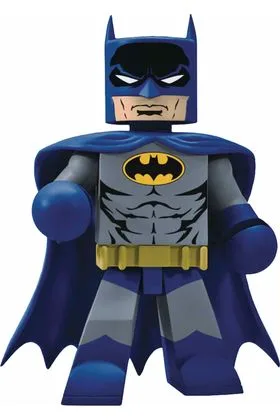 Batman Traje Azul y Gris Figura 10 CM Vinimates Vinyl Figure DC Comics Series 3
