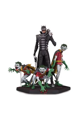 BATMAN WHO LAUGHS & ROBIN MINIONS ESTATUA DELUXE DARK NIGHTS METAL
