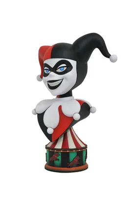 HARLEY QUINN BUSTO RESINA 25 CM 1/2 SCALE LEGENDS IN 3D BATMAN THE ANIMATED SERIES