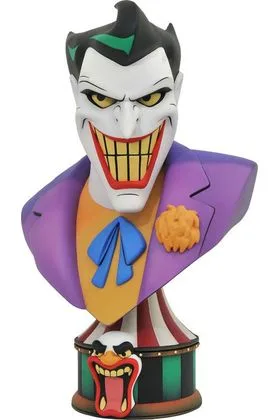 THE JOKER BUSTO RESINA 25 CM LEGENDS IN 3D BATMAN THE ANIMATED SERIES 1/2 SCALE