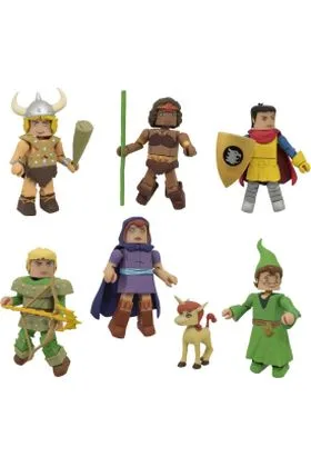 SURTIDO DELUXE 6 FIGURAS 5 CM D&D ANIMATED HEROES BOX SET