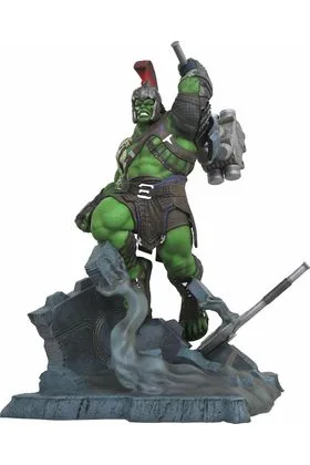 HULK GLADIADOR ESTATUA RESINA 60 CM THOR RAGNAROK MARVEL MOVIE MILESTONES