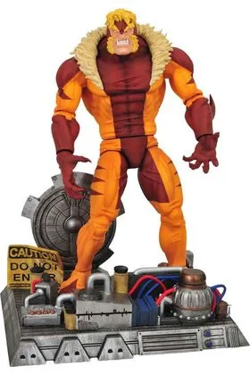 DIENTES DE SABLE FIGURA 18 CM X-MEN MARVEL SELECT RE-RUN