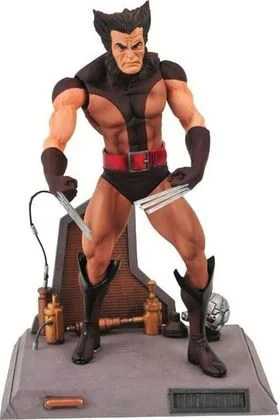 LOBEZNO DESENMASCARADO FIGURA 18 CM X-MEN MARVEL SELECT RE-RUN