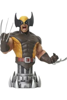 BROWN WOLVERINE MINI BUST 15 CM MARVEL COMIC