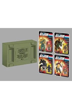 GI JOE MINIMATES BOX SET 4 FIGURAS 5 CM GI JOE SERIE 1 MINIMATES