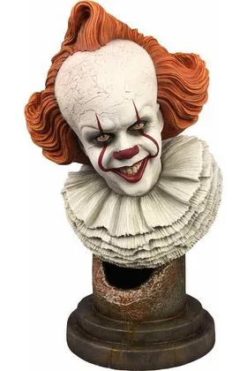 PENNYWISE BUSTO RESINA 25 CM 1/2 SCALE LEGENDS IN 3D IT GALLERY CHAPTER 2