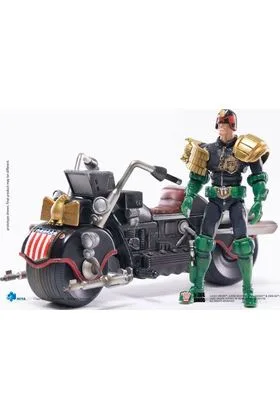 JUDGE DREDD & LAWMASTER MKII FIG 11 CM JUDGE DREDD PREVIEWS EXCLUSIVE 1/18 SCALE MINI FIGU