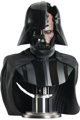 DARTH VADER DAMAGED HELMET BUST 28 CM STAR WARS LEGENDS IN 3D: OBI WAN KENOBI 1/2 SCALE