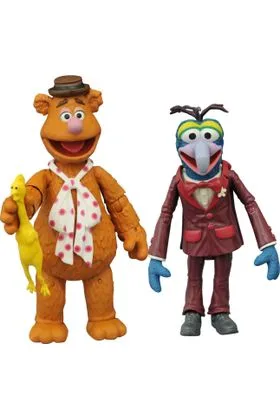 GONZO AND FOZZIE ACTION FIGURES THE MUPPETS BEST OF SERIES 1 RE-RUN