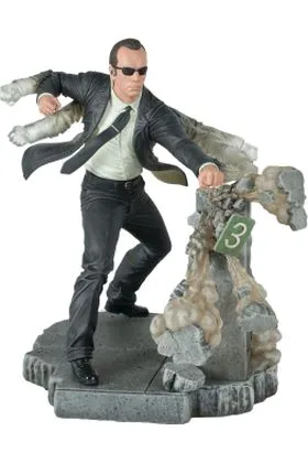 AGENT SMITH PVC DIORAMA 25,5 CM THE MATRIX GALLERY