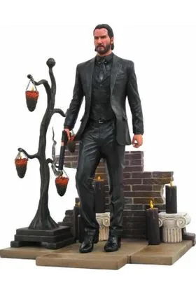 JOHN WICK DIORAMA 23 CM PVC JOHN WICK GALLERY JOHN WICK 2 RE-RUN