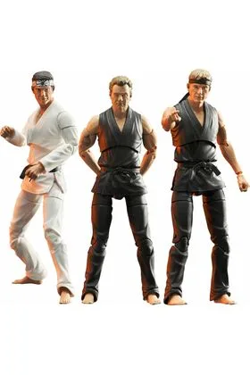 SURTIDO 6 FIGURAS COBRA KAI 3 18 CM PERSONAJES SERIE1 DLX ACTION FIGURE