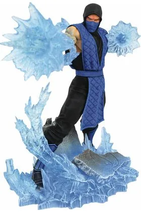 SUB ZERO DIORAMA PVC 23 CM MORTAL KOMBAT GALLERY RE-RUN