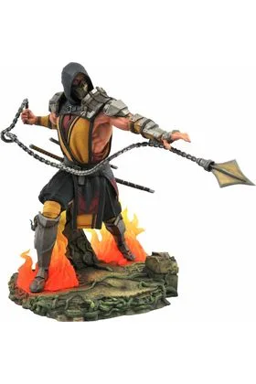 SCORPION DELUXE PVC DIORAMA MORTAL KOMBAT GALLERY