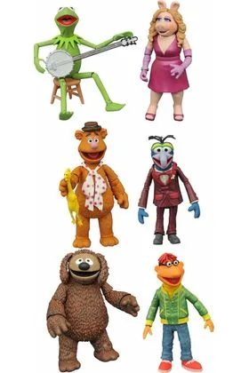MUPPETS SURTIDO 6 FIGURAS THE MUPPETS ACTION FIGURES BEST OF SERIES 1