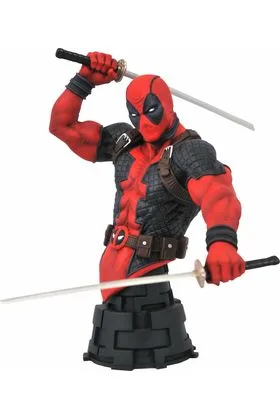 DEADPOOL BUSTO RESINA 15 CM ESCALA 1/7 MARVEL COMIC RE-RUN