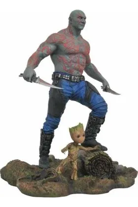 DRAX & BABY GROOT DIORAMA GUARDIANS OF THE GALAXY VOL. 2 MARVEL GALLERY RE-RUN