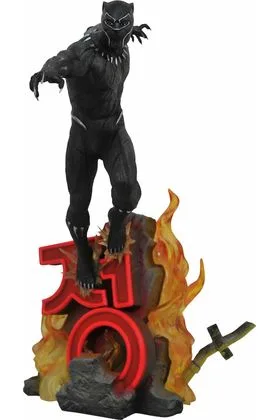 BLACK PANTHER ESTATUA RESINA 40 CM MARVEL MOVIE PREMIER COLLECTION