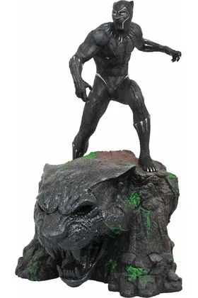 BLACK PANTHER ESTATUA RESINA 35.5 CM MARVEL MOVIE MILESTONES