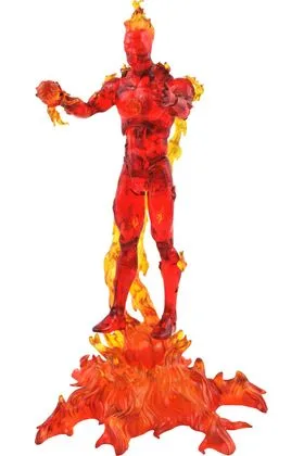 HUMAN TORCH (ANTORCHA HUMANA) FIGURA 18 CM ACTION FIGURE MARVEL SELECT