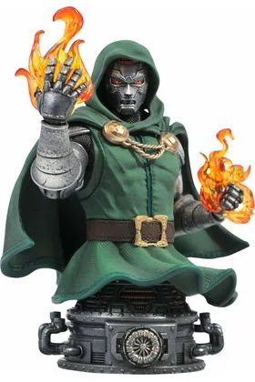 DR DOOM 1/7 SCALE BUST MARVEL COMIC