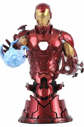 IRON MAN MINI BUSTO RESINA 15 CM 1/7 SCALE MARVEL COMICS