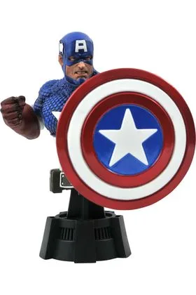 CAPTAIN AMERICA BUSTO RESINA 15 CM ESCALA 1/7 MARVEL ANIMATED
