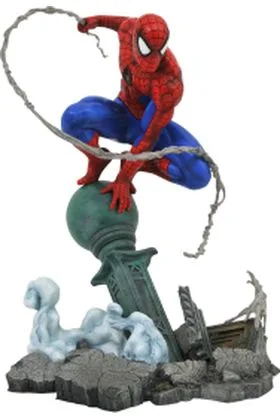 SPIDER-MAN LAMPPOST PVC DIORAMA 25 CM MARVEL COMIC GALLERY RE-RUN