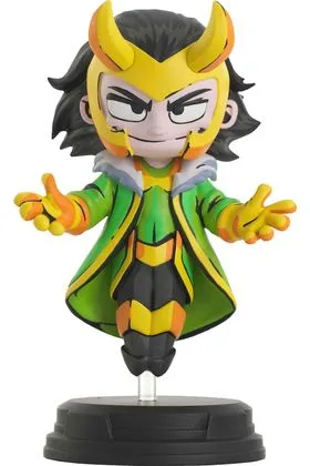 LOKI ESTATUA RESINA 10 CM MARVEL ANIMATED STYLE