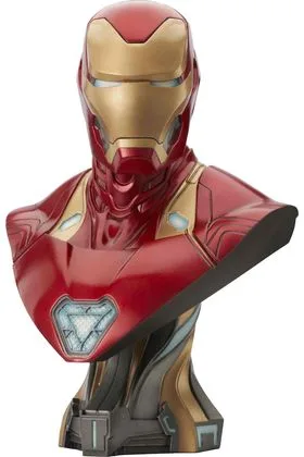 IRON MAN MK50 BUSTO RESINA 25 CM 1/2 SCALE AVENGERS INFINITY WARS LEGENDS IN 3D