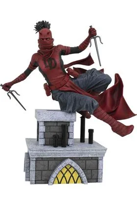 ELEKTRA AS DAREDEVIL DIORAMA 25 CM DAREDEVIL MARVEL COMIC GALLERY