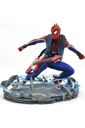 SPIDER-PUNK PVC DIORAMA 18 CM MARVEL VIDEO GAME GALLERY: SPIDER-MAN RE-RUN